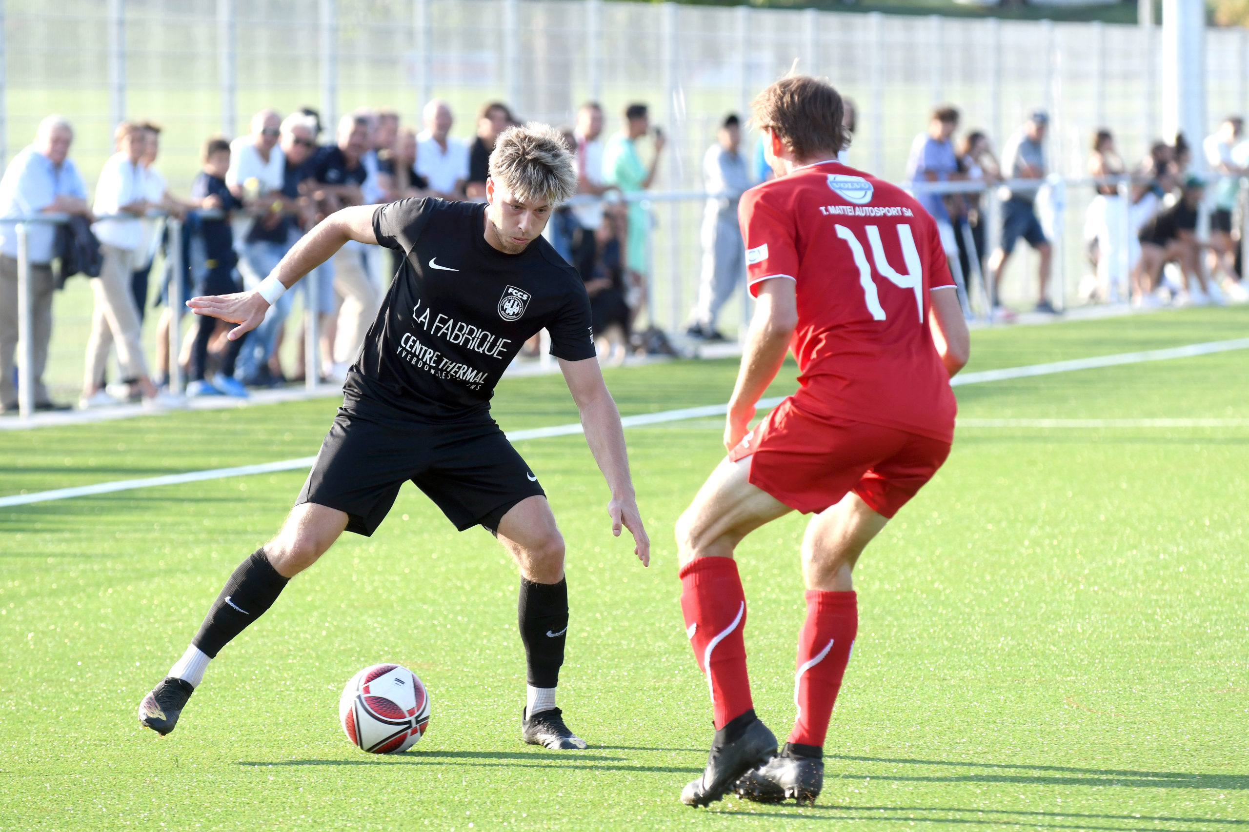 Foot FC Champagne - FC Grandson 1-2 .Nowak face à Paudex